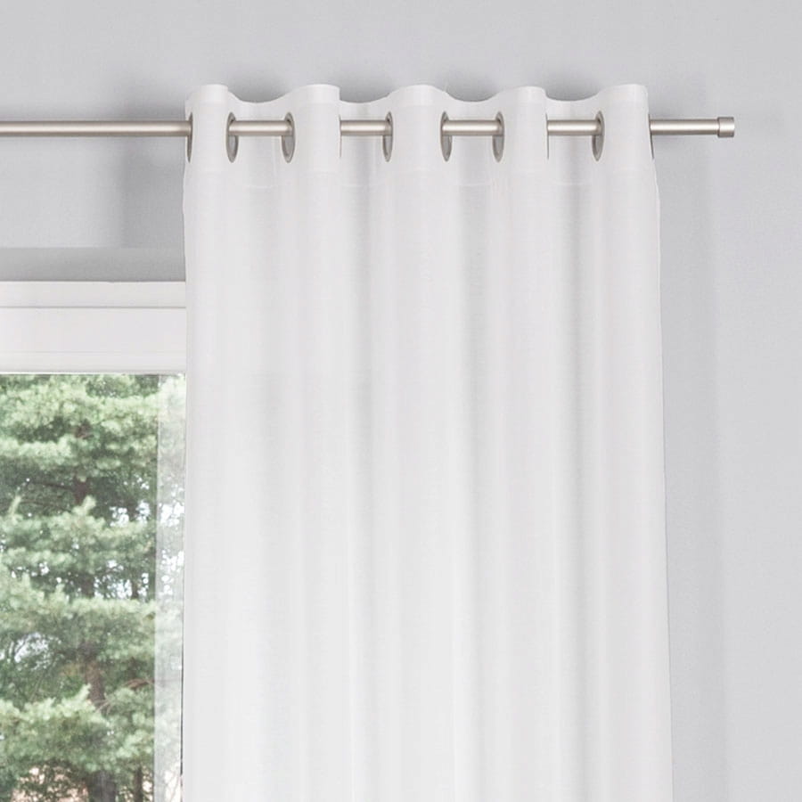 BASIC Zasłona na przelotkach wys. 195x145 biała - elegancka i stylowa