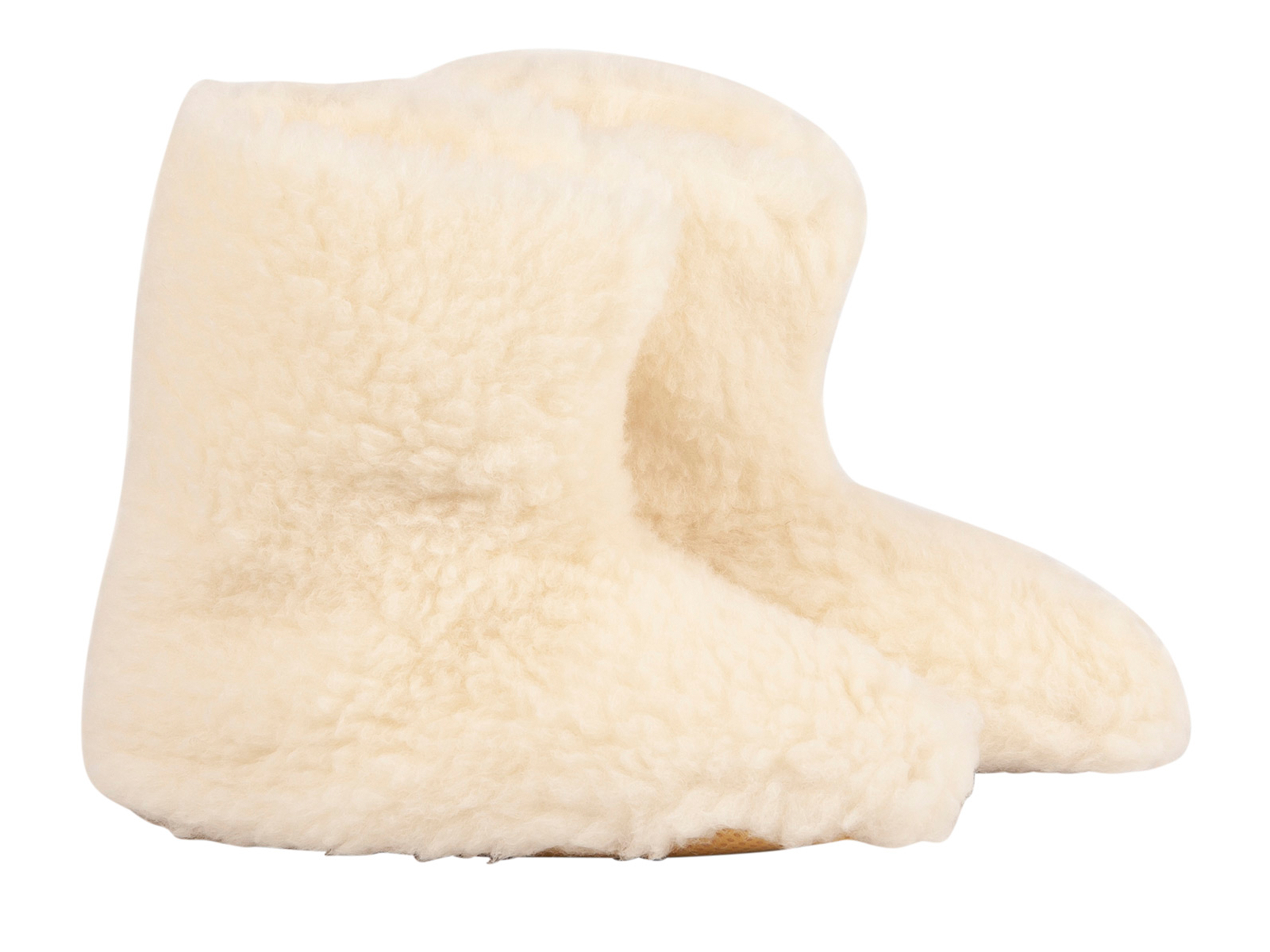 TXL Comfort Kapcie z wełny Biały, 36/38