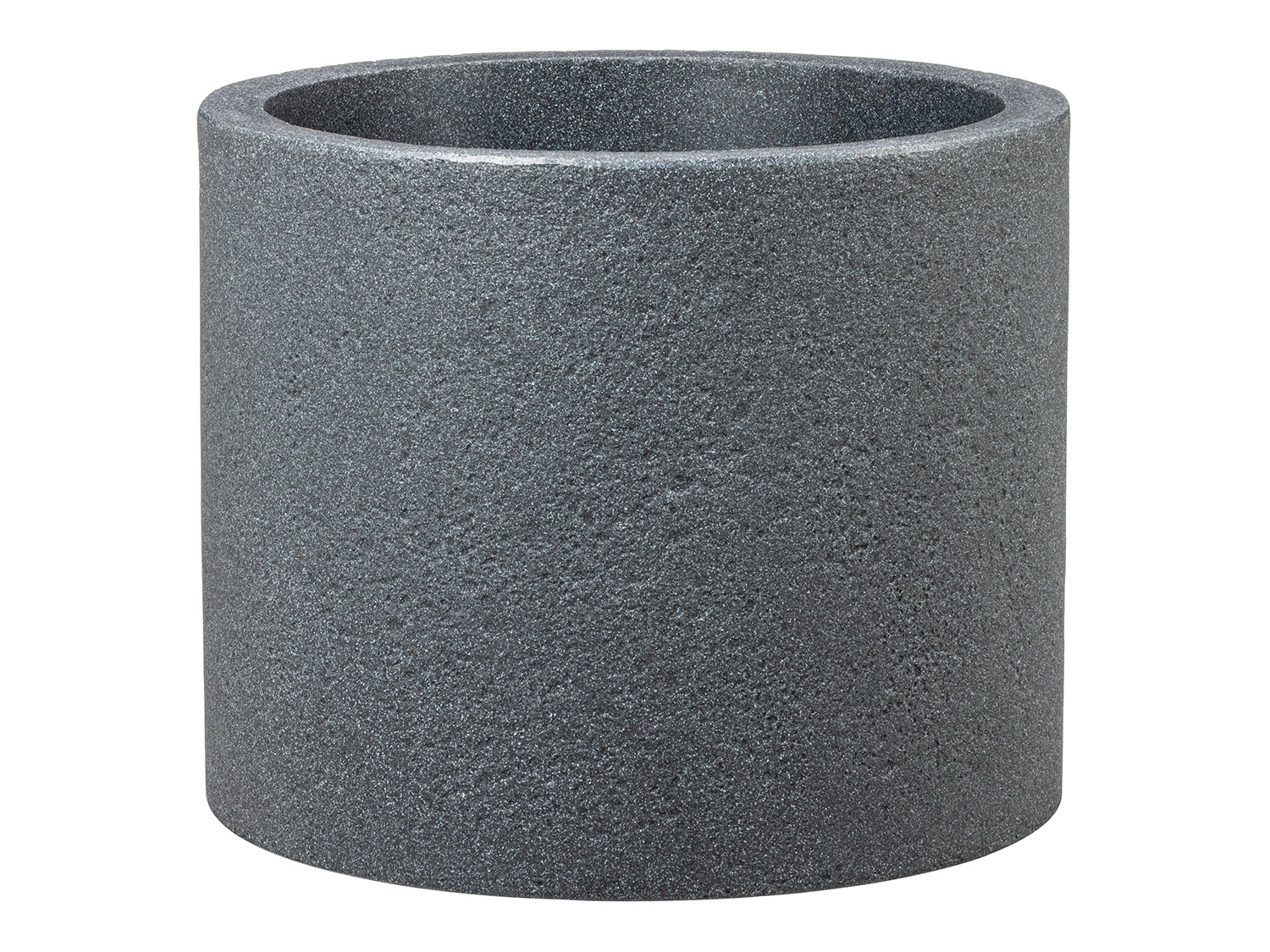 Scheurich Donica Riva, okrągła Czarny granit, Ø 40 cm