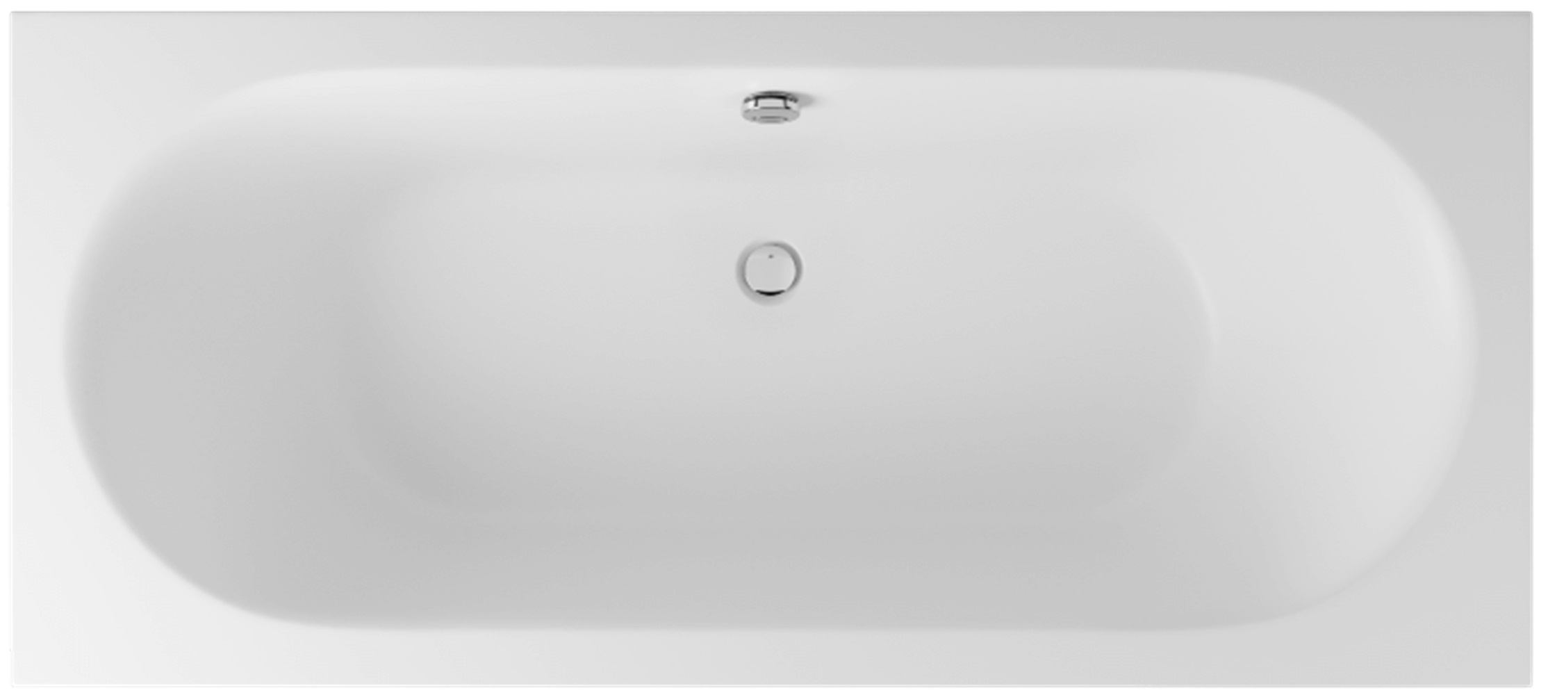 Darmowa Dostawa - Wanna prostokątna Slim 160x75 cm biała Excellent Oceana WAEXOCE16EDMS