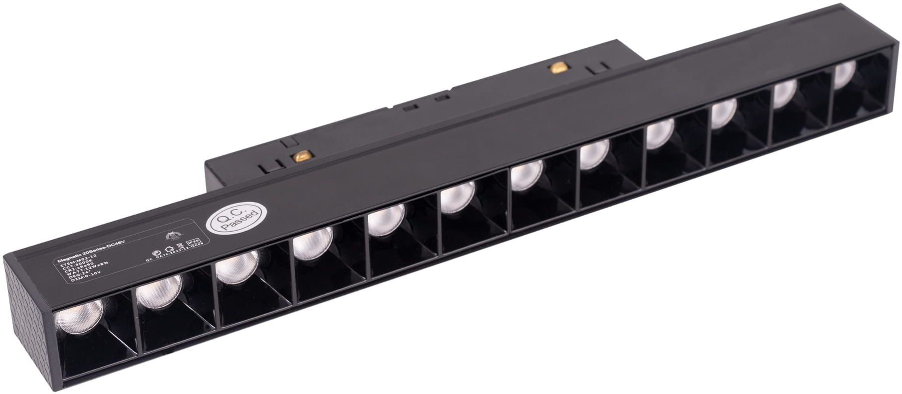 Darmowa Dostawa - Lampa magnetyczna 1x12 W czarny MaxLight Magnetic M0004D