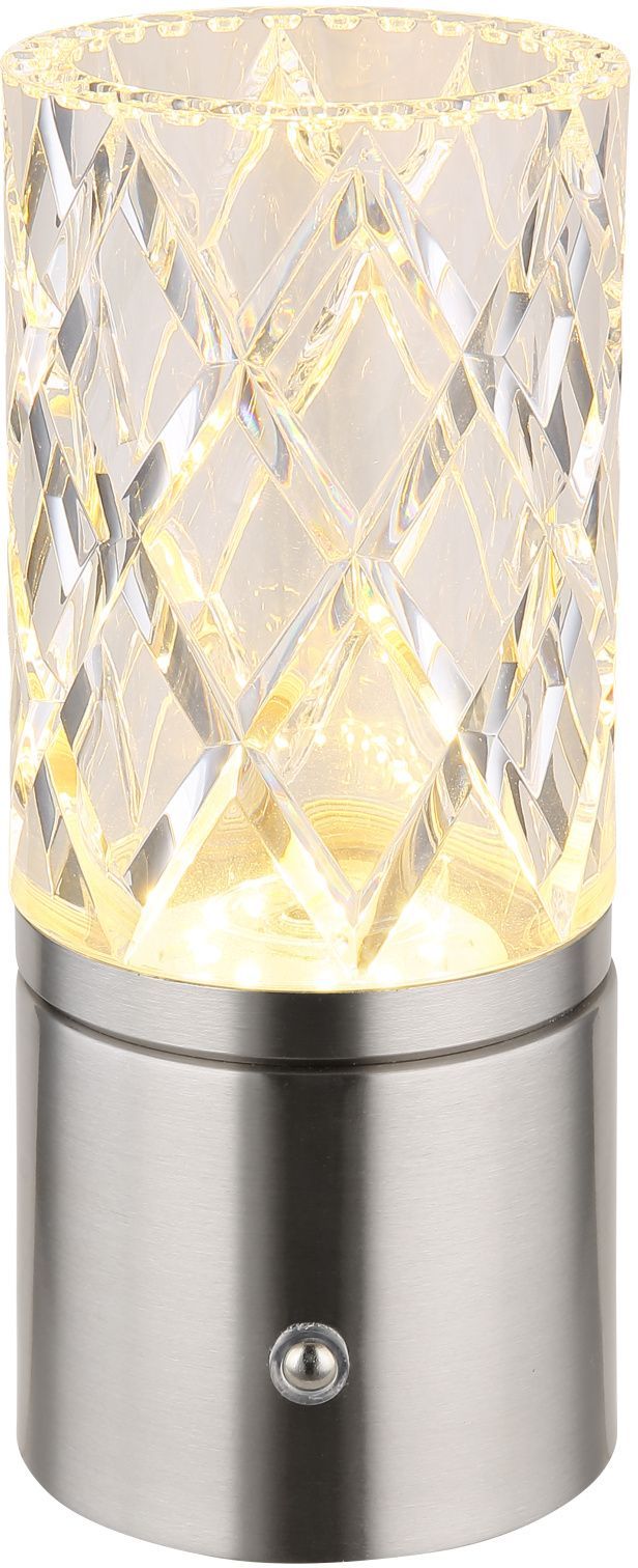 Darmowa Dostawa - Lampa stołowa 1x2.5 W przezroczysta-nikiel Globo Lighting Lunki 21010N