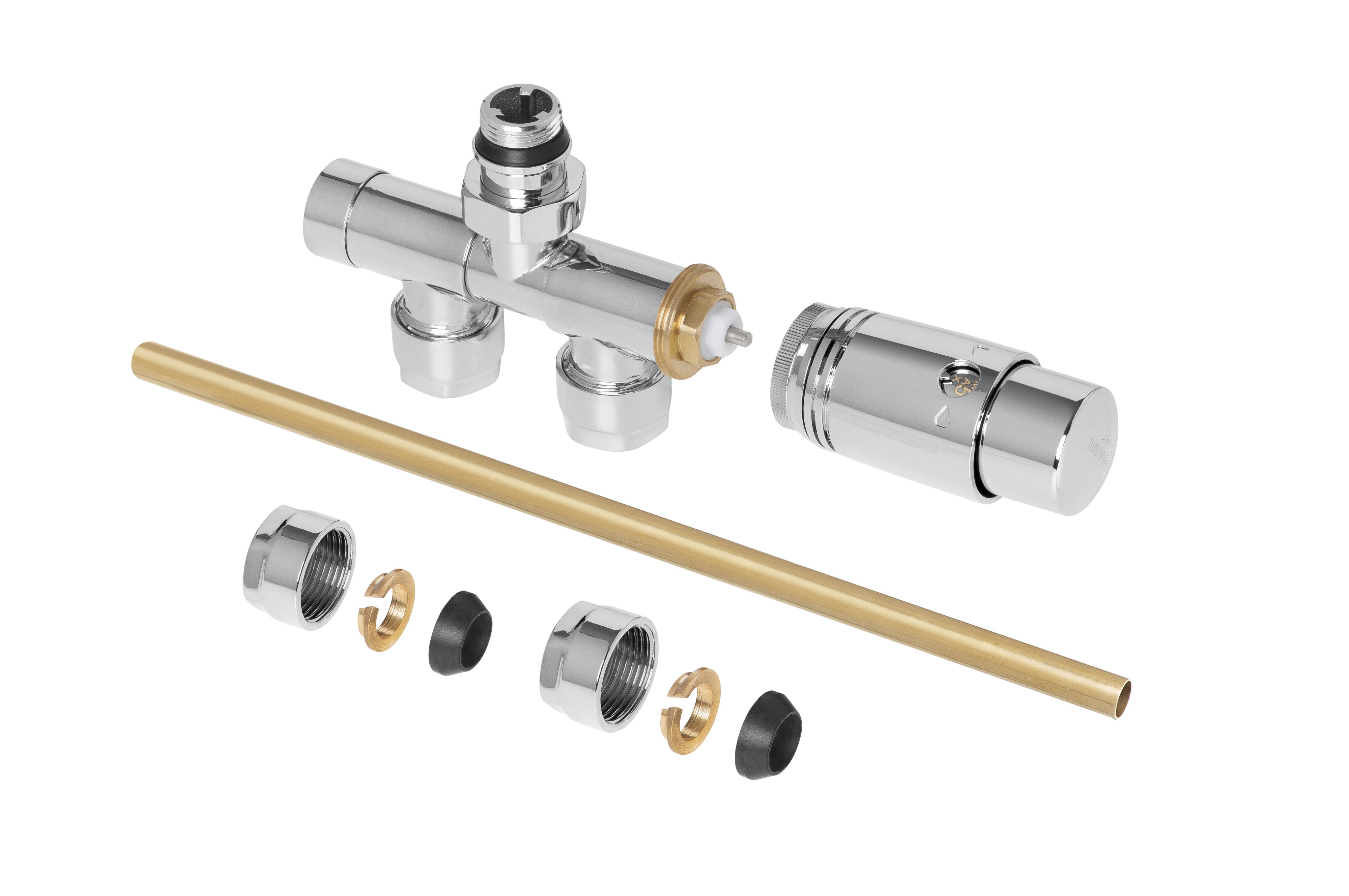Darmowa Dostawa - Zestaw termostatyczny chrom Invena PROV CZ87015