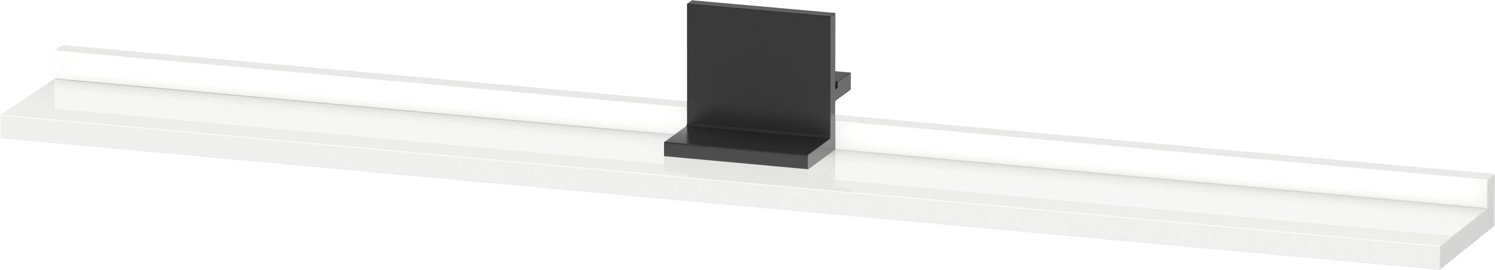 Darmowa Dostawa - Półka 100 cm biała-czarna Duravit Sivida SV74330BD220000