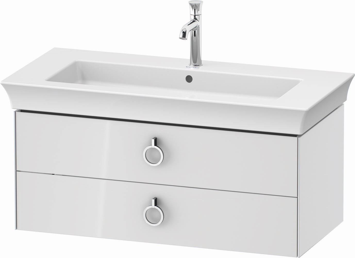 Darmowa Dostawa - Szafka wisząca podumywalkowa 98.4x45.8 cm Duravit White Tulip WT435208585