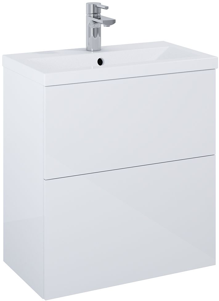 Darmowa Dostawa - Umywalka z szafką 60.6 cm białą Elita Kido RE020601118060