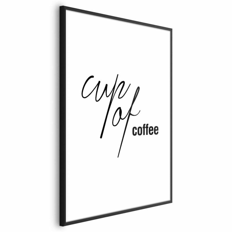 Plakat Artgeist Coffee 29,7x42 cm z ramą czarną 1 szt