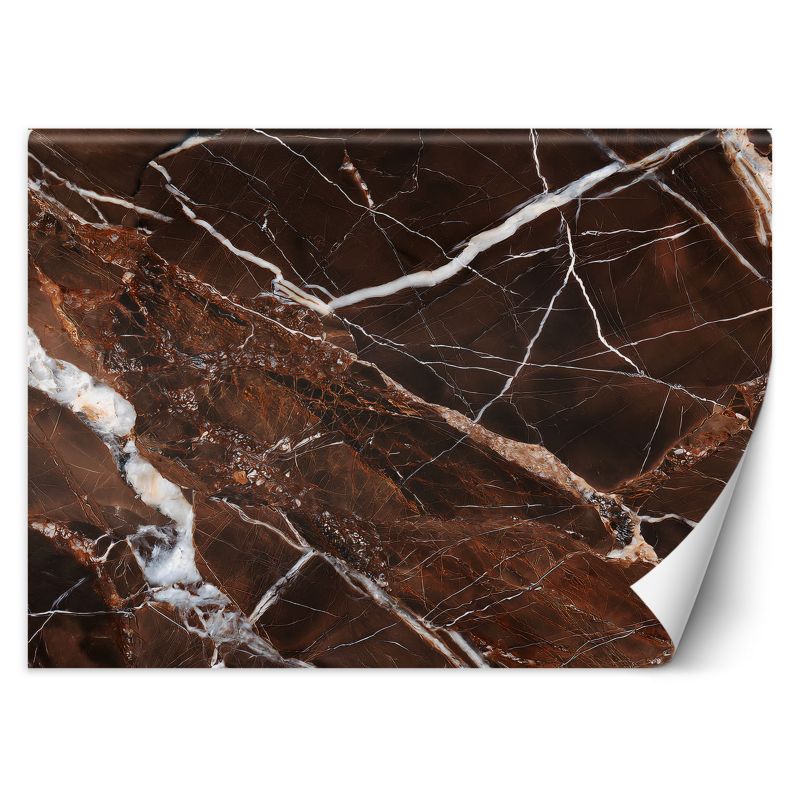 Fototapeta Feeby Brązowy Marmur Abstrakcja Glamour 150x105 1 szt