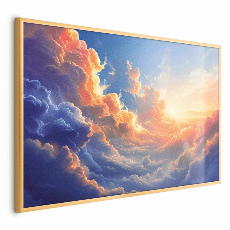 Plakat Artgeist Symfonia barw 30x21 cm z ramą złotą 1 szt