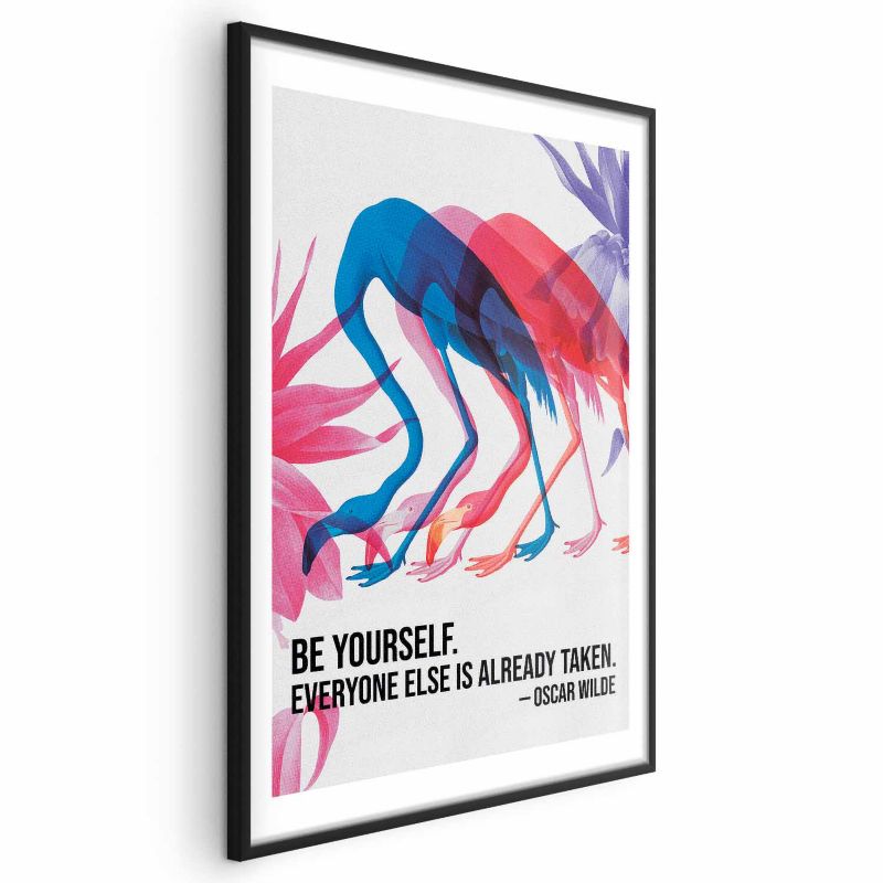 Plakat Artgeist Kolorowa repetycja 40x60 cm z ramą czarną 1 szt