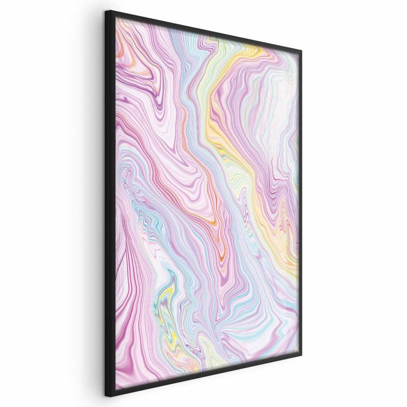 Plakat Artgeist Kolorowy Sen 60x90 cm z ramą czarną 1 szt