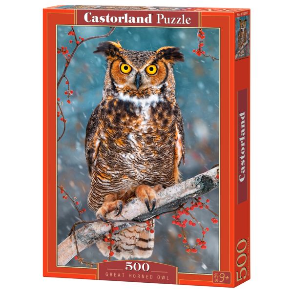 PUZZLE 500 EL B-52387 GREAT HORNED OWL