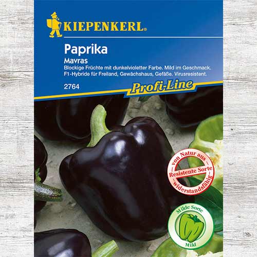 1 szt, Papryka blokowa Mavras F1 - Nasiona: Ilość w opakowaniu: 1 opak