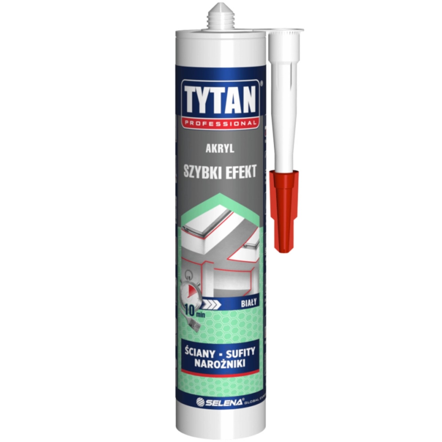 Tytan Akryl uniwersalny biały 280 ml