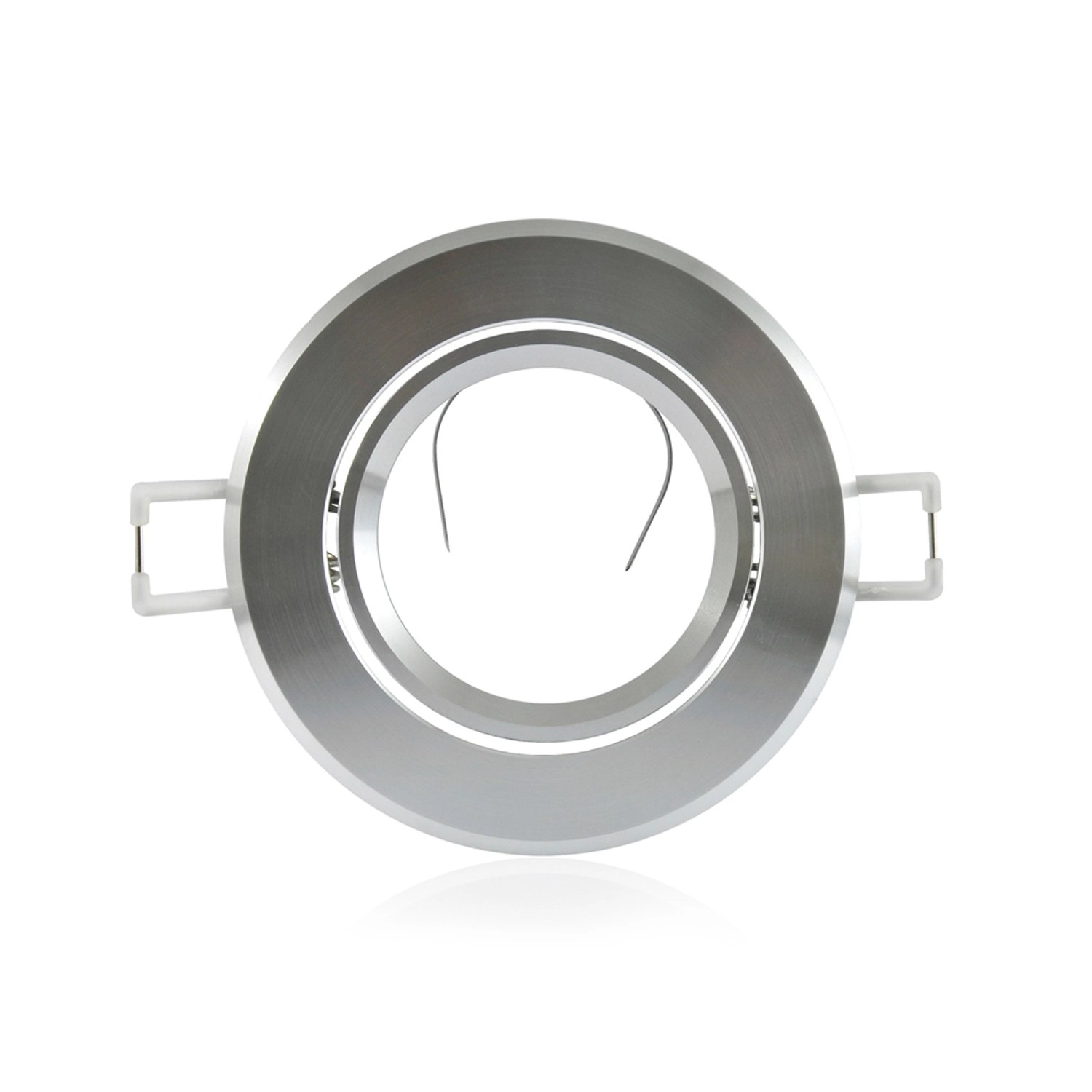Polux Oczko ruchome EAST OPAL aluminium okrągłe srebrne połysk GU10