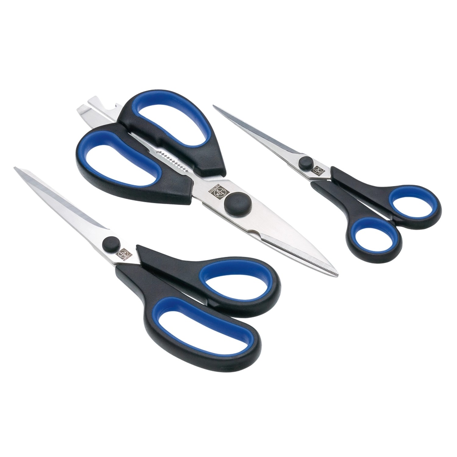 LUX-Tools Zestaw nożyczek 3-częściowy