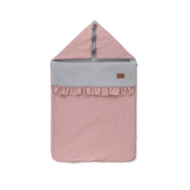 Śpiworek dla niemowlaka pudrowy róż 92-98 cm BR