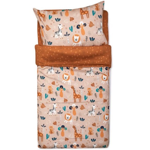 Komplet pościeli Safari FM - 140x200 + poduszka 70x80 - Tak