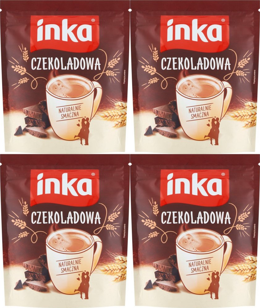 4x Kawa Inka, zbożowa o smaku czekoladowym, 200g