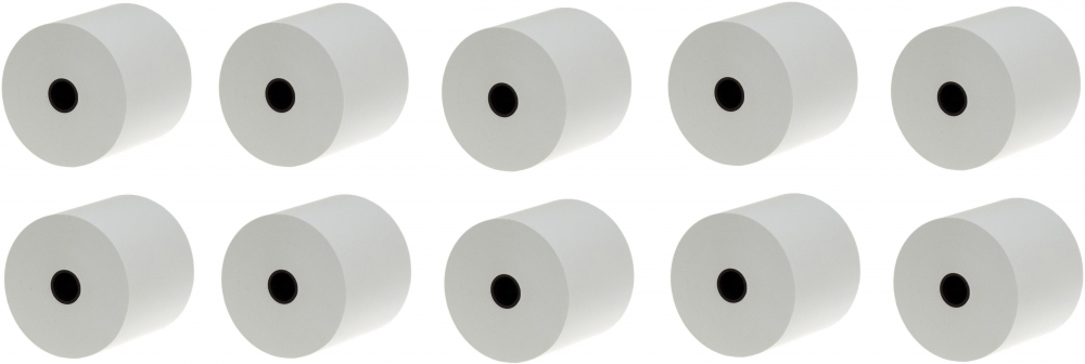 10x Rolka termiczna Drescher Polska Sp. z o.o., 56mm x 30m, 48g/m2, BPA Free, biały