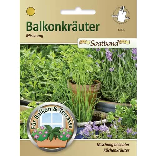 1 szt, Aromás cserepes fűszernövények, fajtakeverék - Magok: Mod de ambalare: 1 db