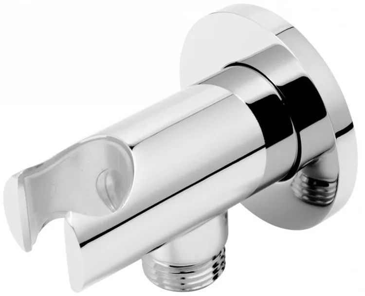FDesign Inula przyłącze kątowe z uchwytem chrom FD8-602-11