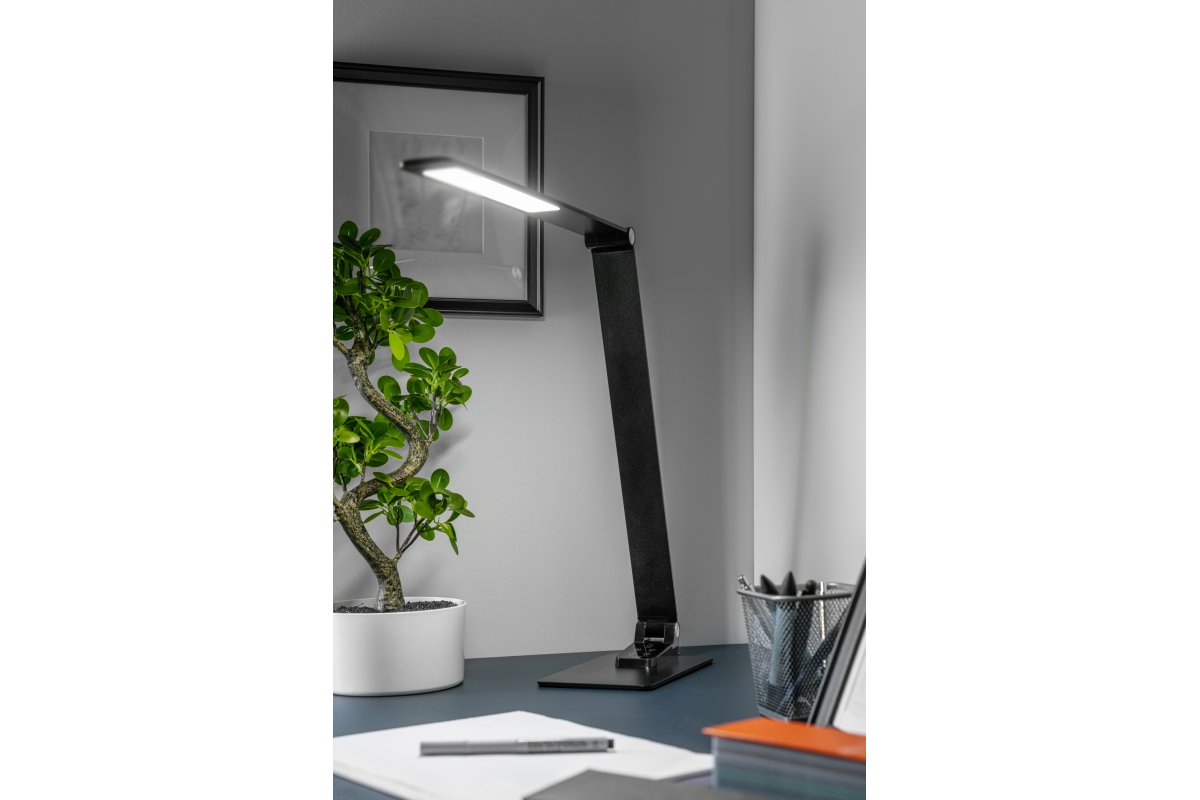 GTV Loneos lampa biurkowa 1x12 W czarna LB-LON12W-10-DEC