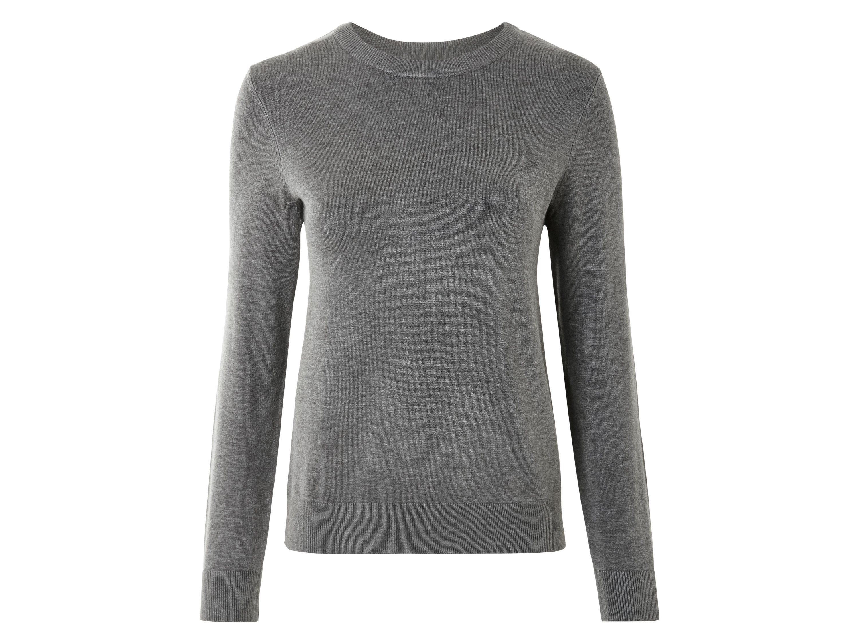 esmara Sweter damski z dzianiny S 36/38, Szary