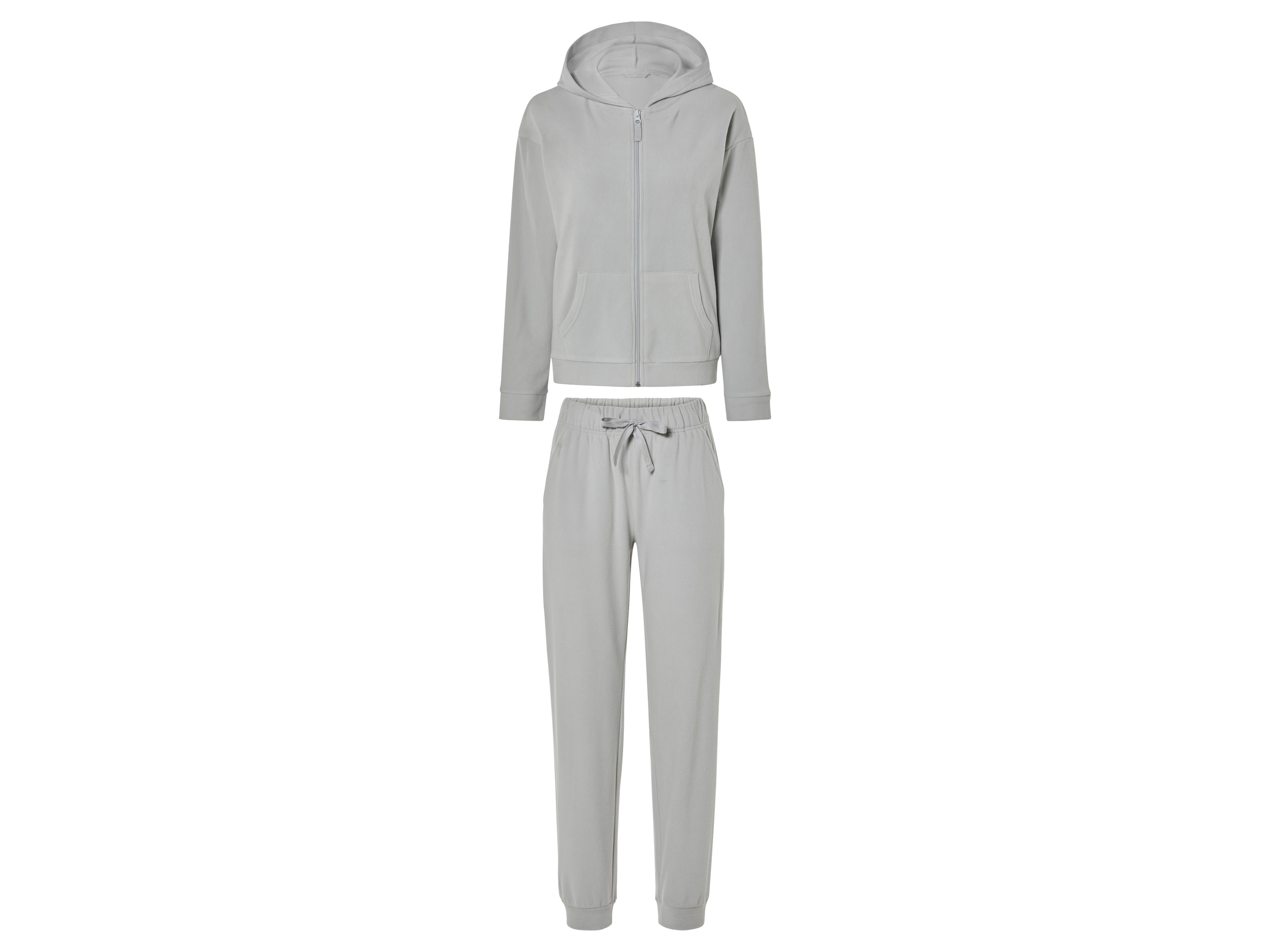 esmara Dres damski z polaru, 2-częściowy Szary, S 36-38