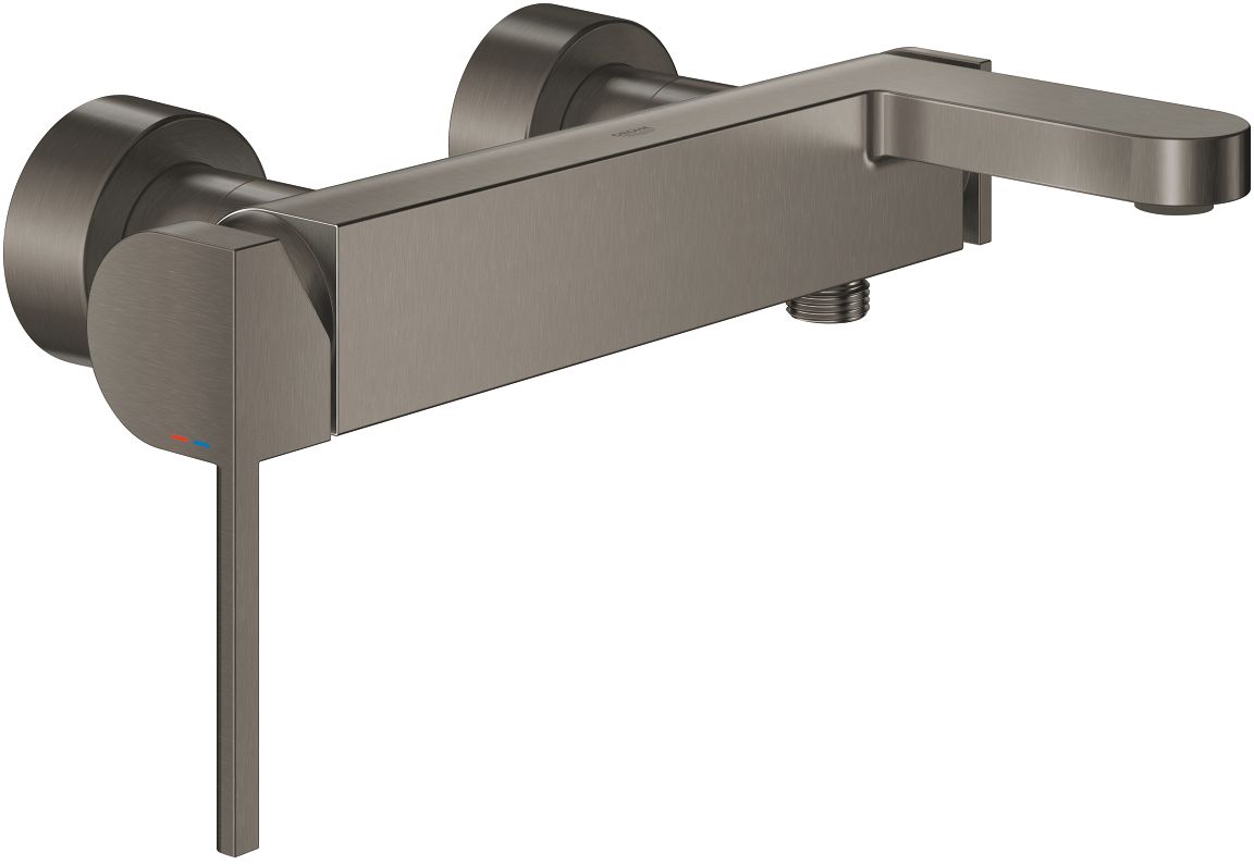 Darmowa Dostawa - Bateria wannowo-prysznicowa ścienna brushed hard graphite Grohe Plus 33553AL3