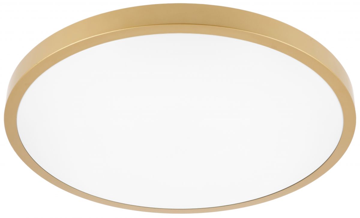 Darmowa Dostawa - Plafon 1x32 W biały-złoty GTV Atol LDATOL32WWW40