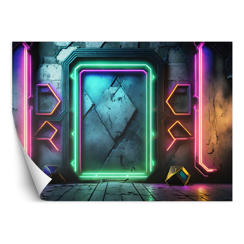 Fototapeta Feeby Portal Neon Abstrakcja Futurystyczna 450x315 1 szt
