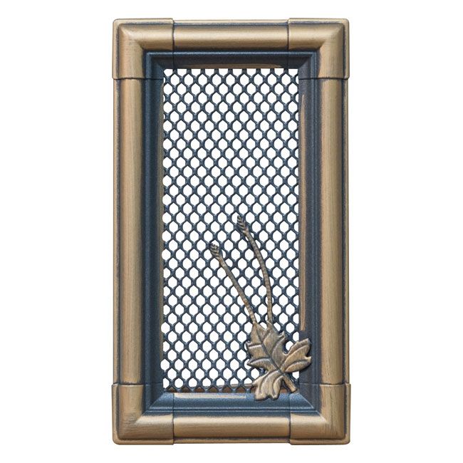Kratka kominkowa Parkanex złota patyna 10 x 20 cm