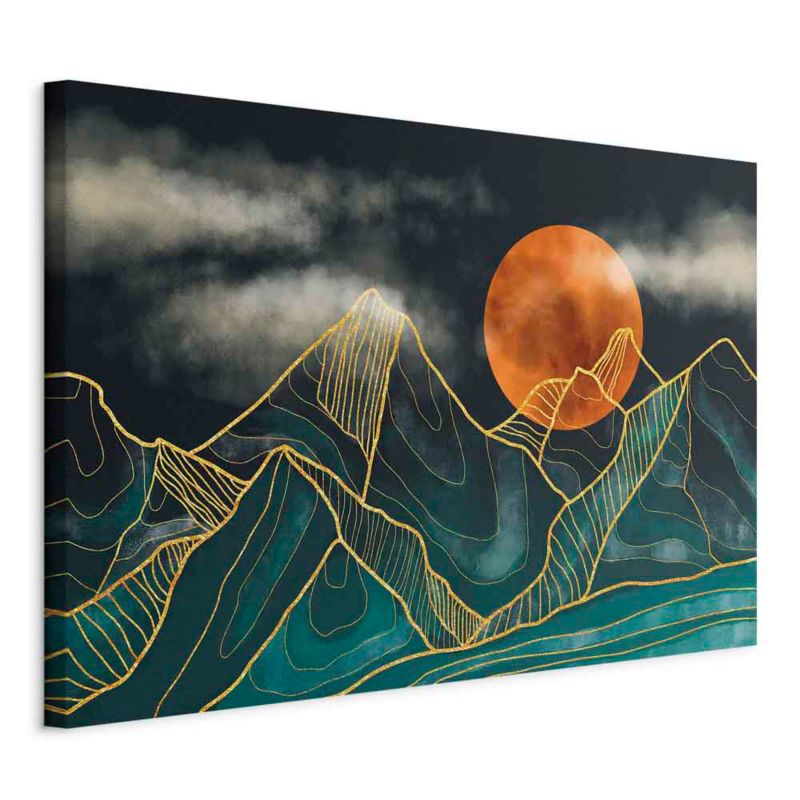 Obraz Artgeist Górski spokój 60 x 40 cm płótno włoskie 1 szt