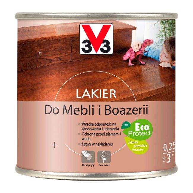 Lakier do mebli V33 mahoń satyna 0,25 l