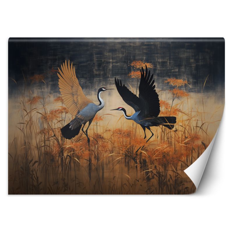 Fototapeta Feeby Żuraw Ptaki Abstrakcja 200x140 1 szt