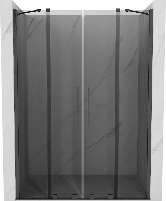 Drzwi prysznicowe rozsuwane Mexen Velar grafit 160 cm 1 szt.