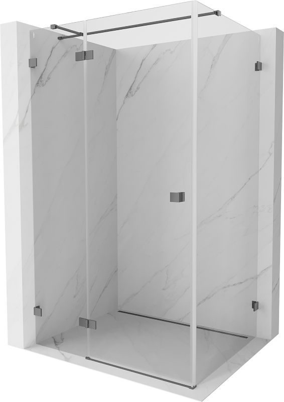 Kabina prysznicowa Mexen Lunar T gun metal 115x100 cm 1 szt.