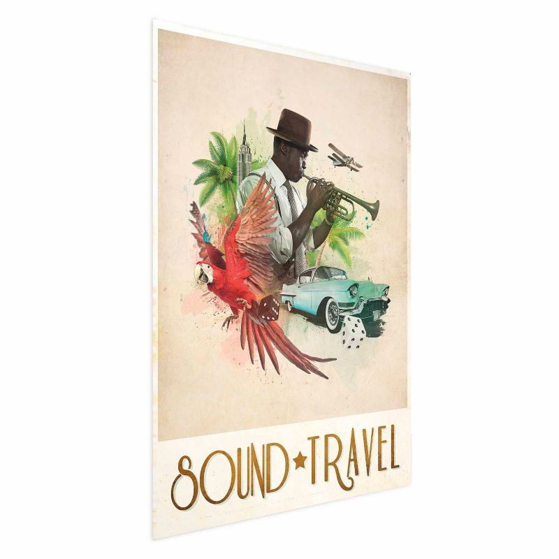 Plakat Artgeist Sound Travel 21x30 cm bez ramy 1 szt