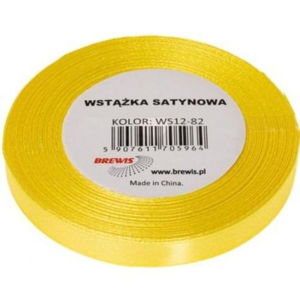 Wstążka satynowa 38mm/32m 82 kanarkowy