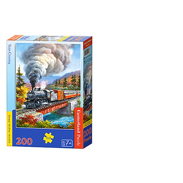 Castorland Puzzle 200 B-222070 Train Crossing
