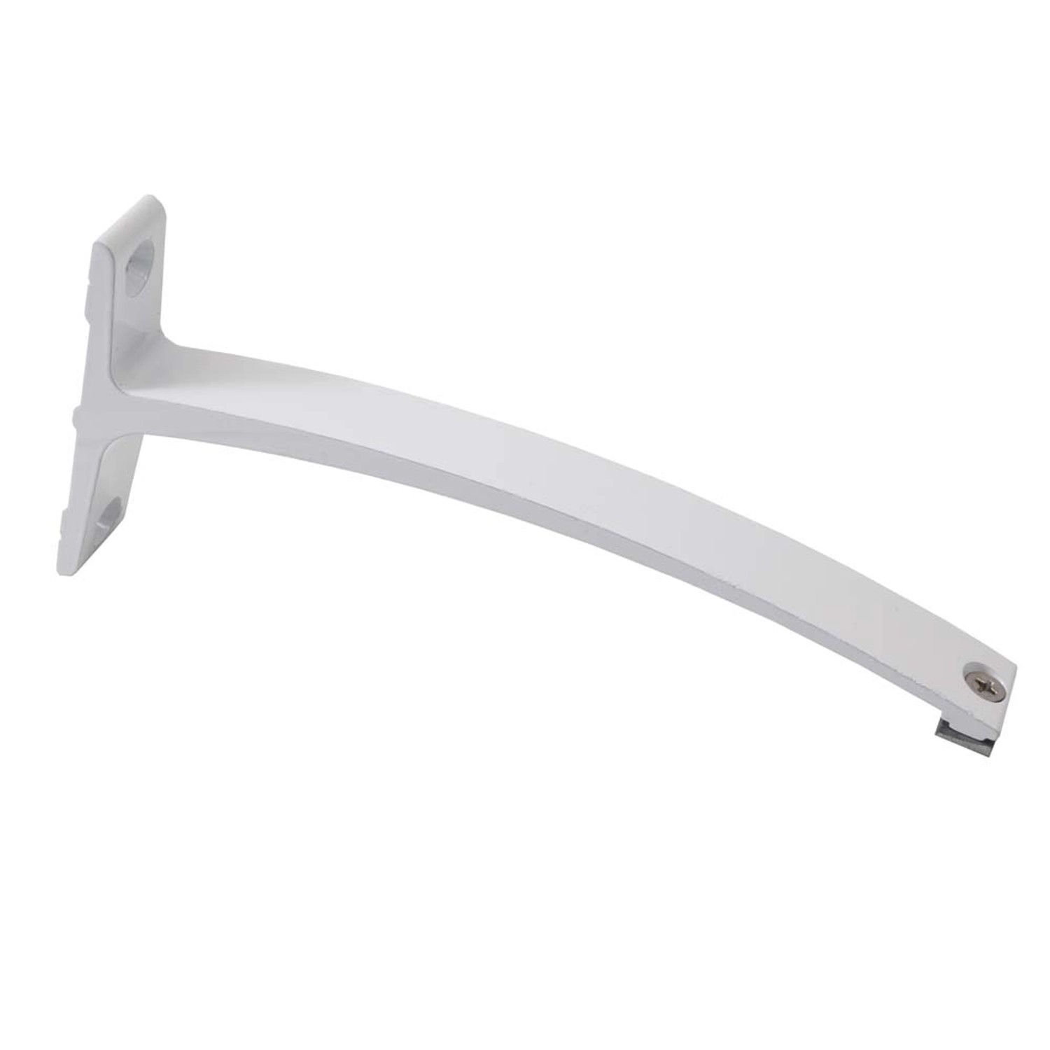 Kowalski Wspornik pojedynczy aluminiowy biały 18 cm