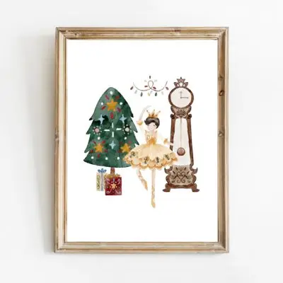 Plakat w ramce Christmas Balley - Plakat w ramce A3