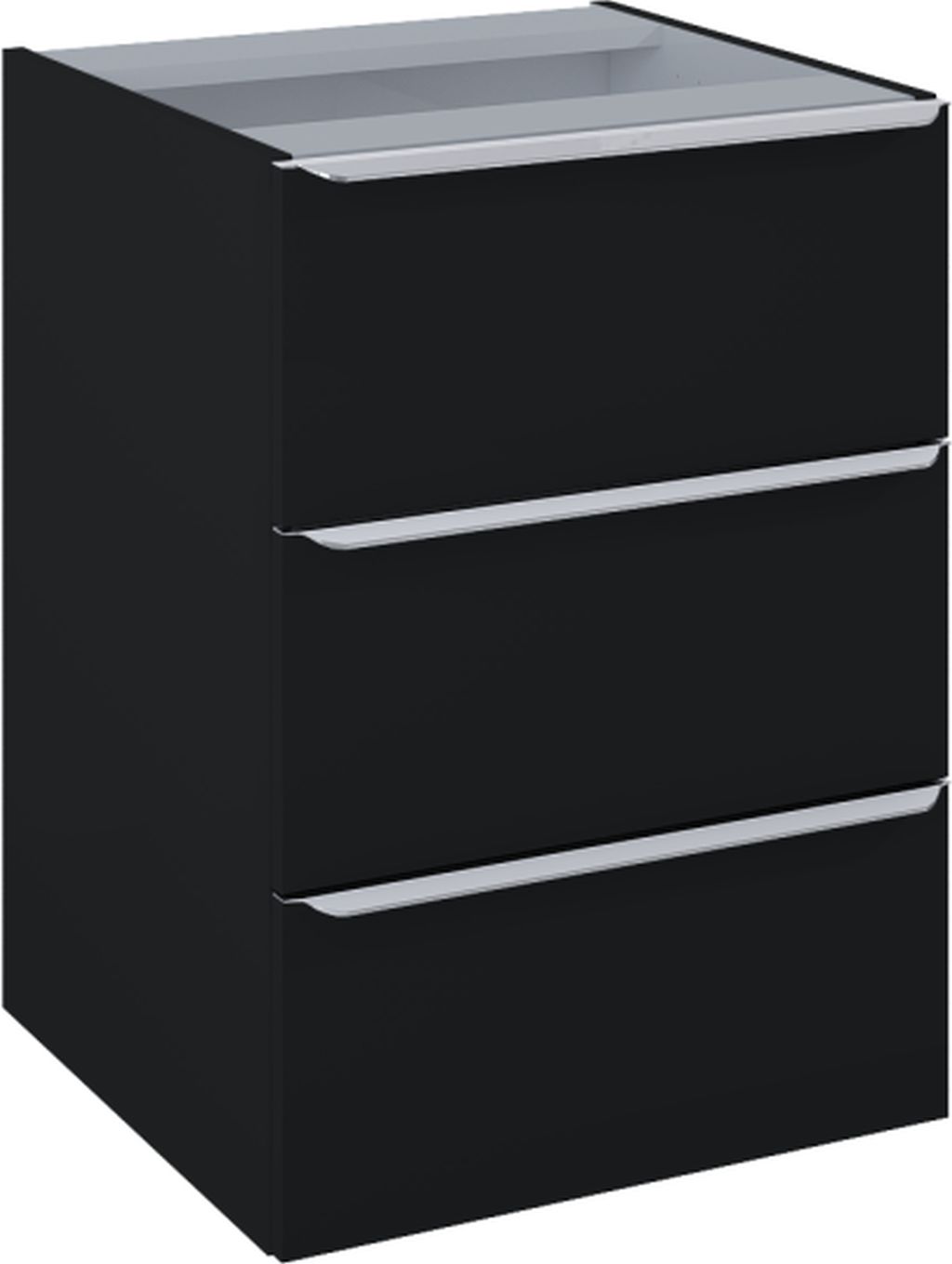 Elita Lofty szafka 50x48,7x69,5 cm boczna wisząca black matt RE080500127160
