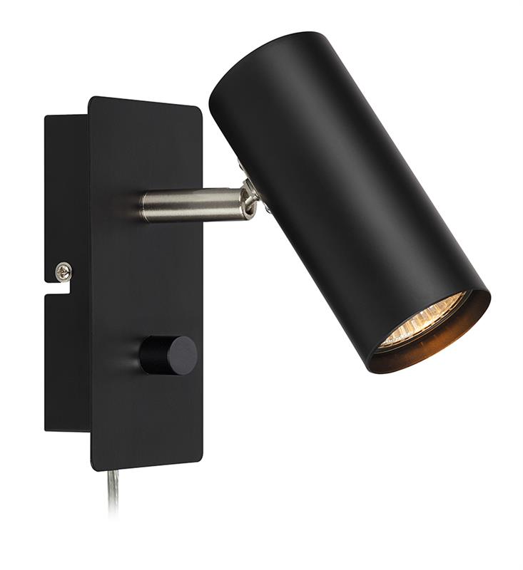Markslöjd Barcelona kinkiet 1x12W czarny 107345
