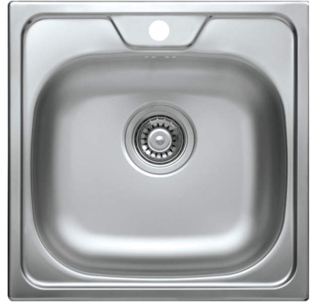 Genesis Allux 70 zlewozmywak stalowy 48x48 cm satyna 1074634 - Wysyłka w 24h
