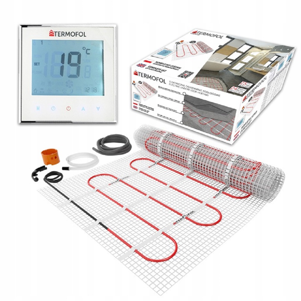 Termofol TF-HM zestaw mata grzewcza 3 m2 z termoregulatorem TF-H1 TF-HM-150.30.H1