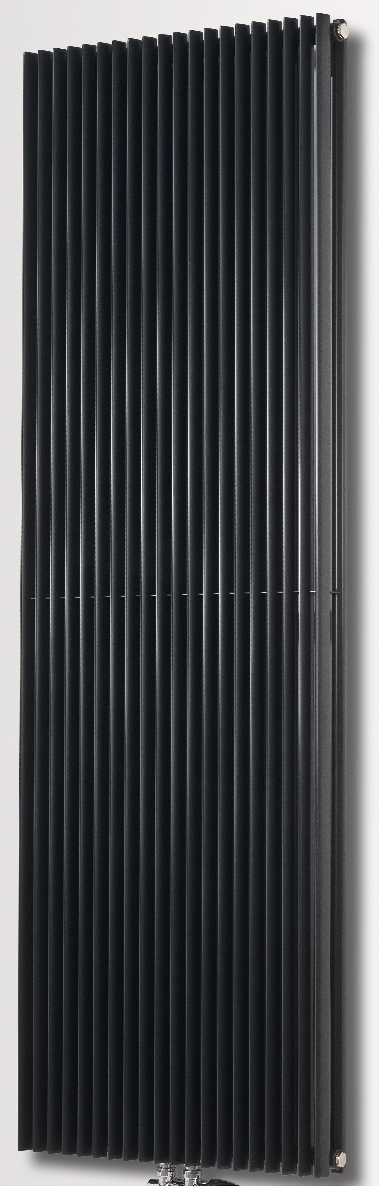 Luxrad Aurora Podwójna grzejnik dekoracyjny 180x39 cm podłączenie dolne antracyt AURP18003907016ZDC