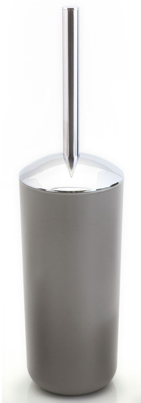 Duschy Simply szczotka toaletowa stojąca szara 86018