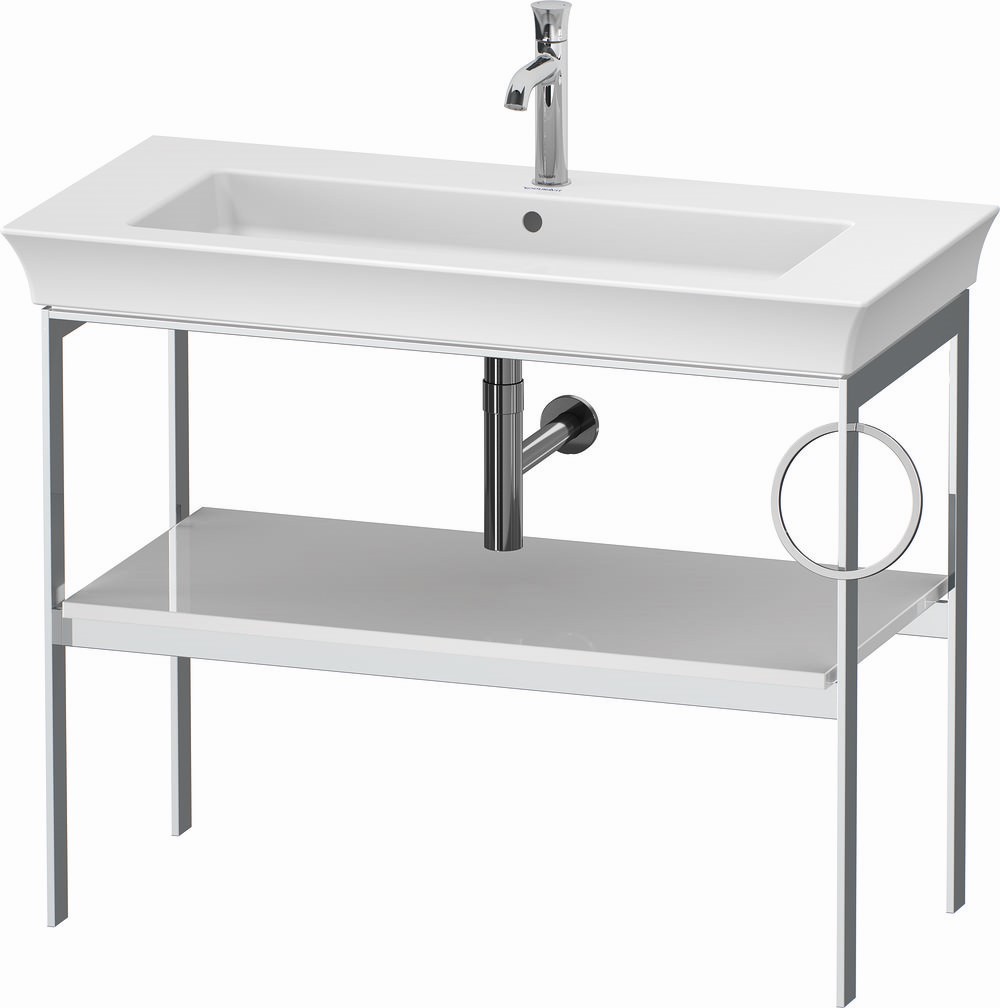 Duravit White Tulip konsola podumywalkowa 98,4x45x76 cm biała WT4544R8585